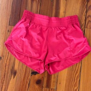 lululemon athletica Vibrant Pink Athletic Shorts
